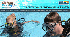 Desktop Screenshot of cliftondivingventures.com